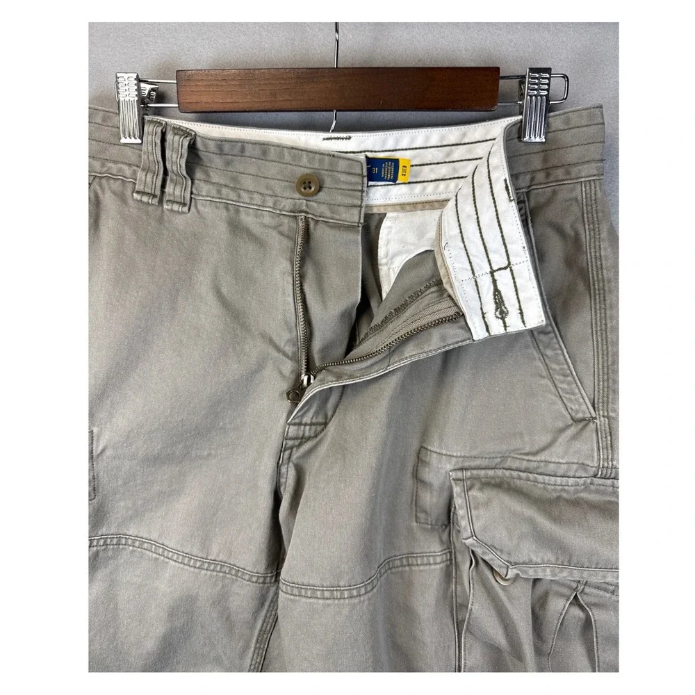Polo Ralph Lauren Classic Chino Cargo Shorts Mens Size 31 Casual Outdoor Camping